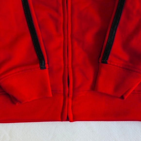 adidas red zip-up track jacket 18 months baby boy - Picture 3 of 6